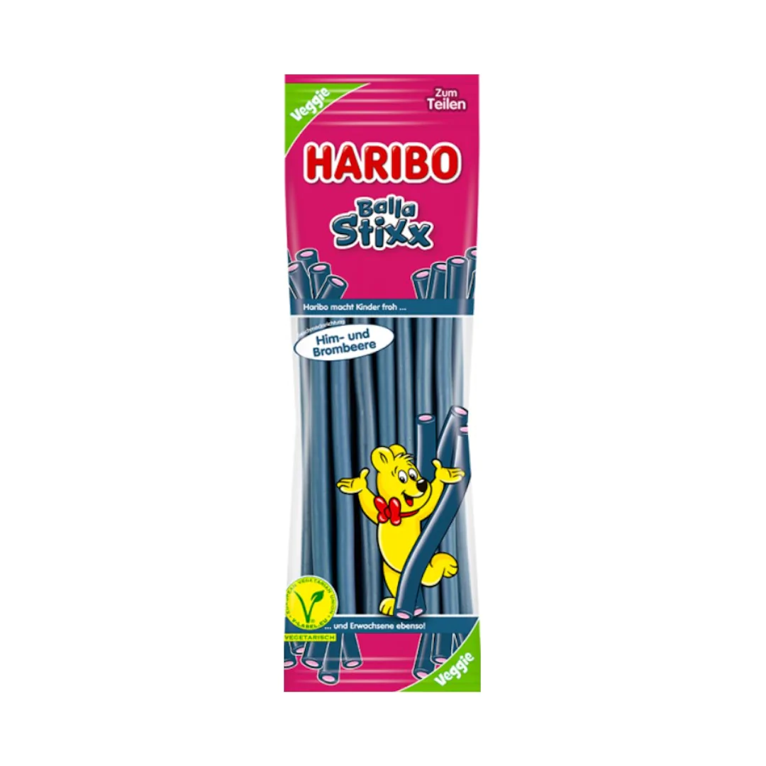 Haribo Balla Stixx Himbeere-Brombeere-Veggie 200g